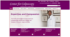 Desktop Screenshot of colposcopycenter.com